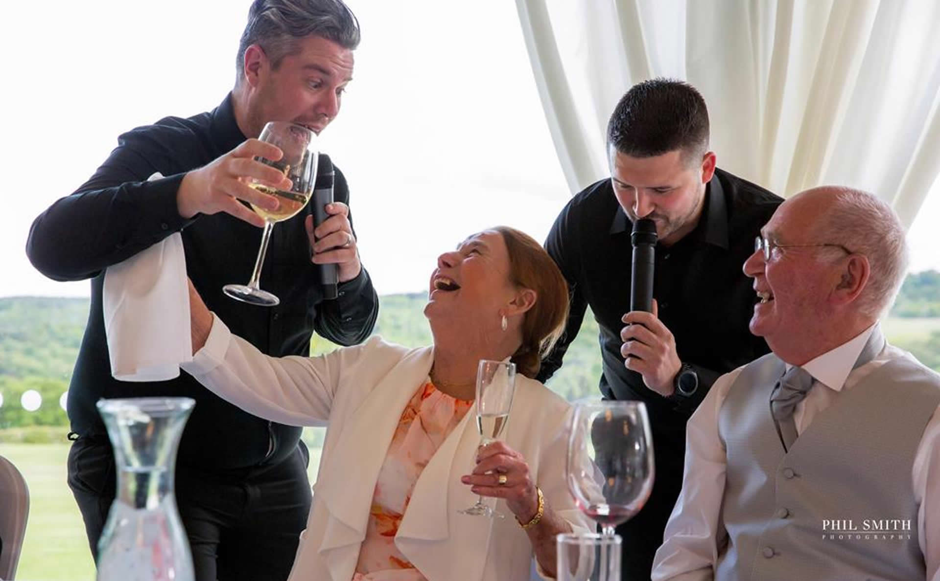 Secret Wedding Singers take over