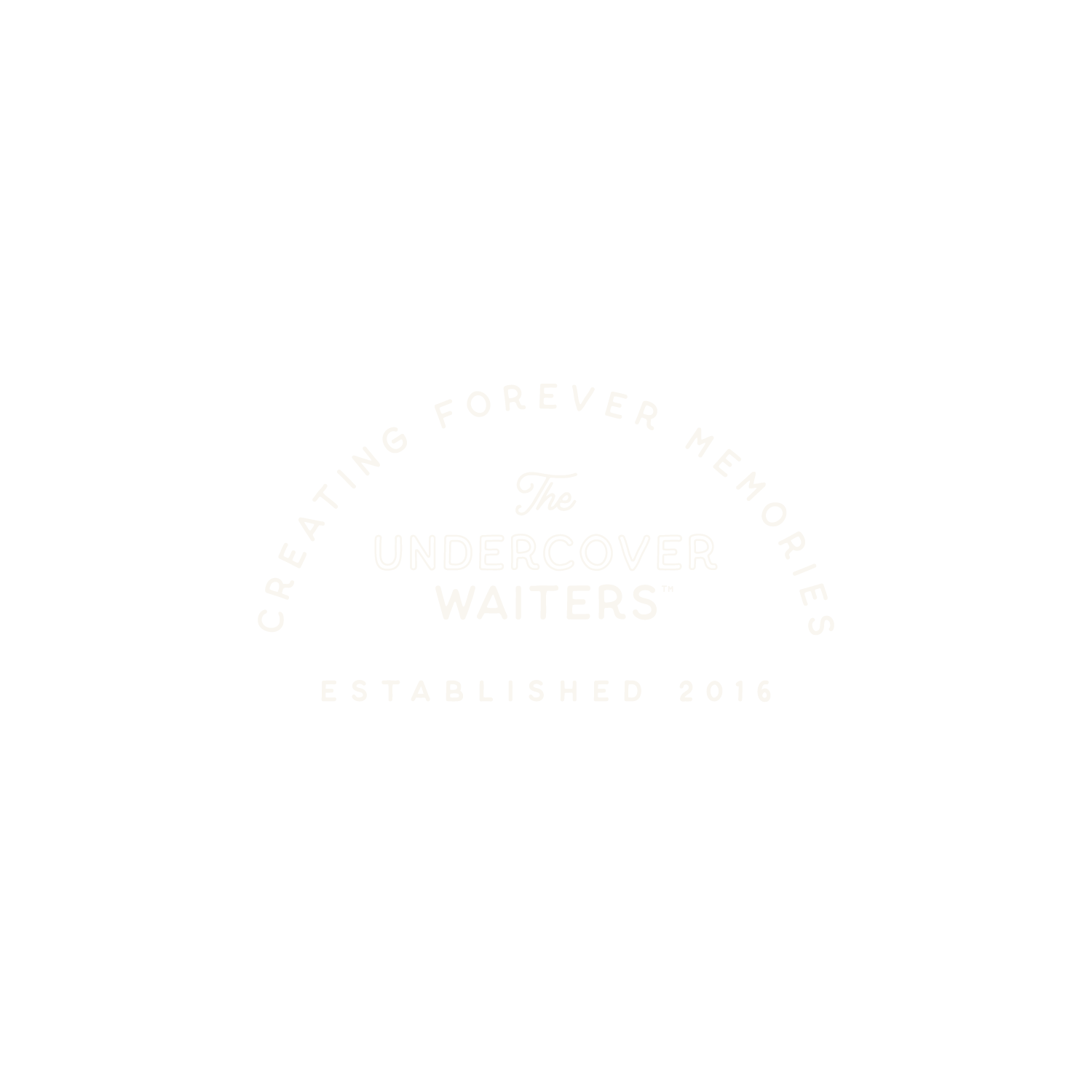 The Undercover Waiters – creating forever memories, established 2016